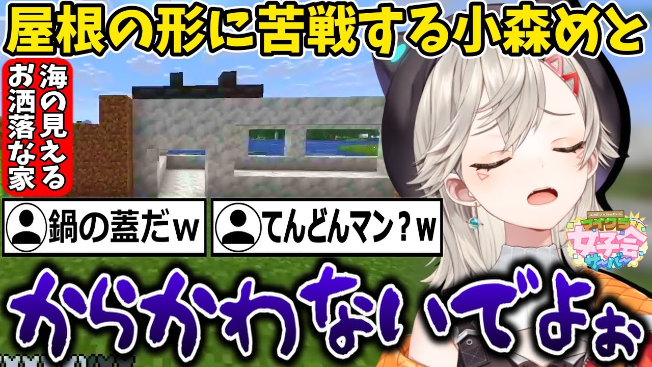 家の屋根が異形すぎてリスナーに総ツッコミされる小森めと【ぶいすぽ/切り抜き】