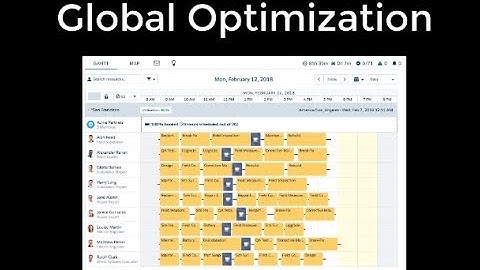 Global Optimization - Field Service Lightning