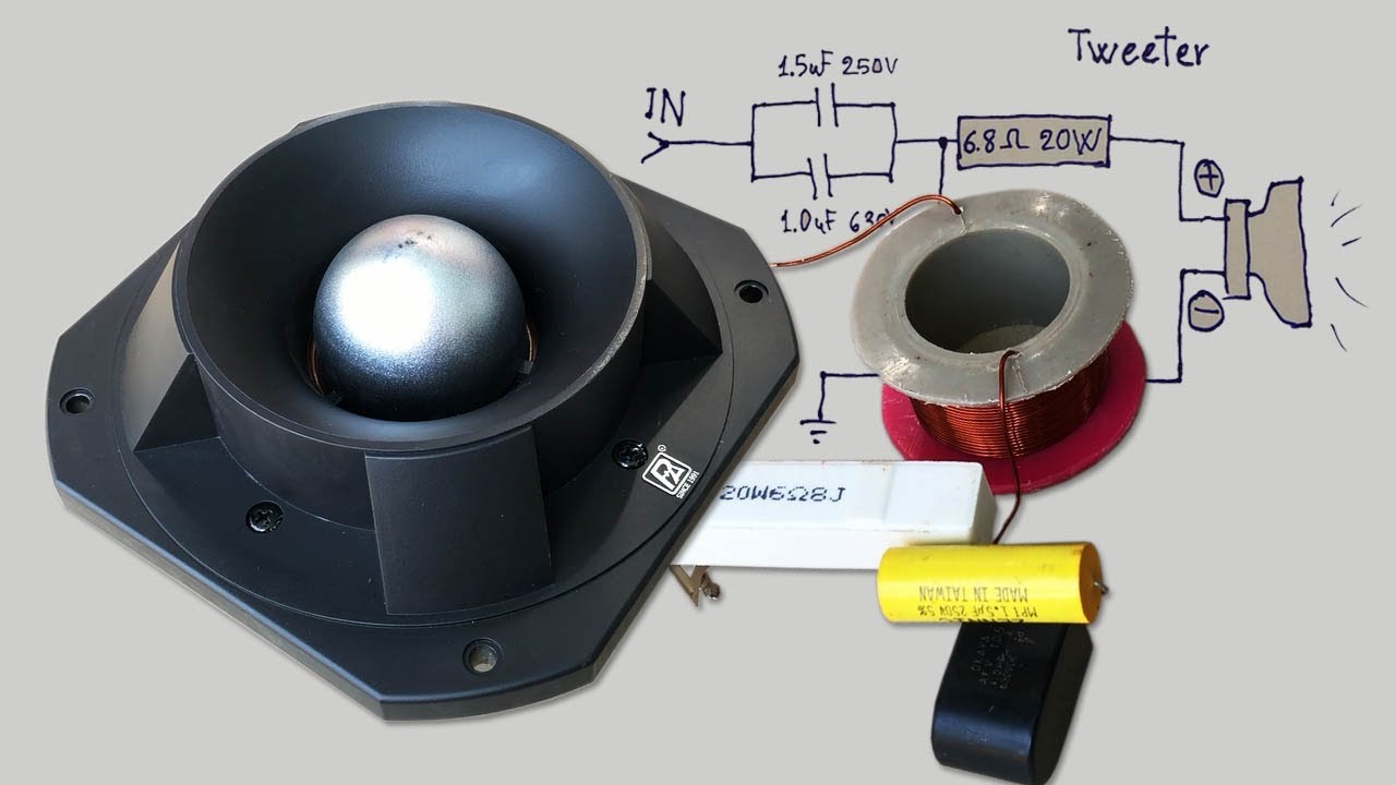 Tweeter crossover circuit diagram
