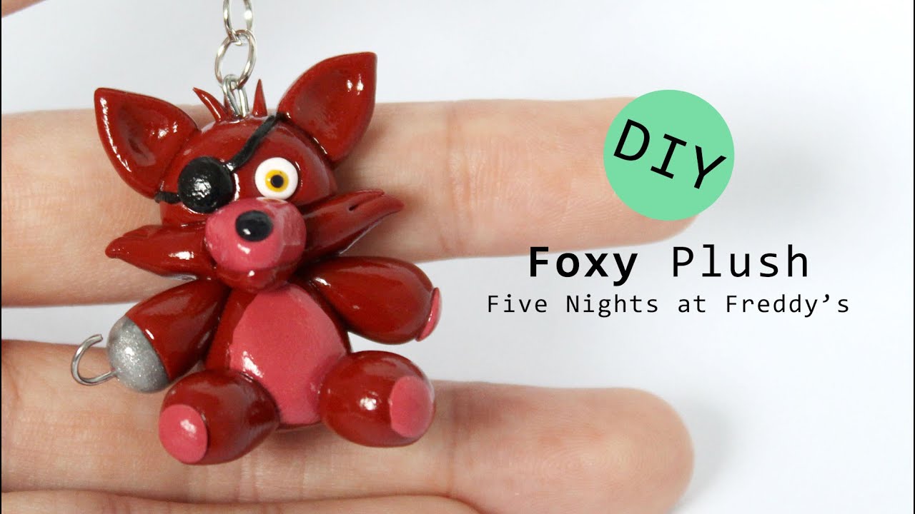 fnaf clay peluches/plush en foamy moldeable (clay tutorial , plastilina, foamy  moldeable) 