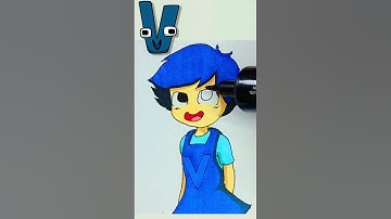 Drawing Alphabet Lore in Real Life  / Humanized Alphabet Lore/QRSTUVWX #alphabetlore #drawing