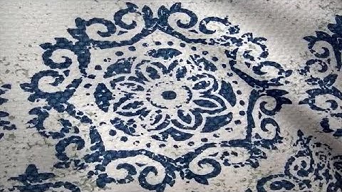 Printed Textile Closeup Stock Motion Graphics