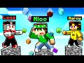 SOPRAVVIVI LANCIANDO OGNI COSA su UN PILASTRO DI BEDROCK in MINECRAFT!