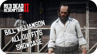 All Bill Outfits Showcase RDR2 Bill Williamson  Model Clothing [RDR2 Outfit Changer]