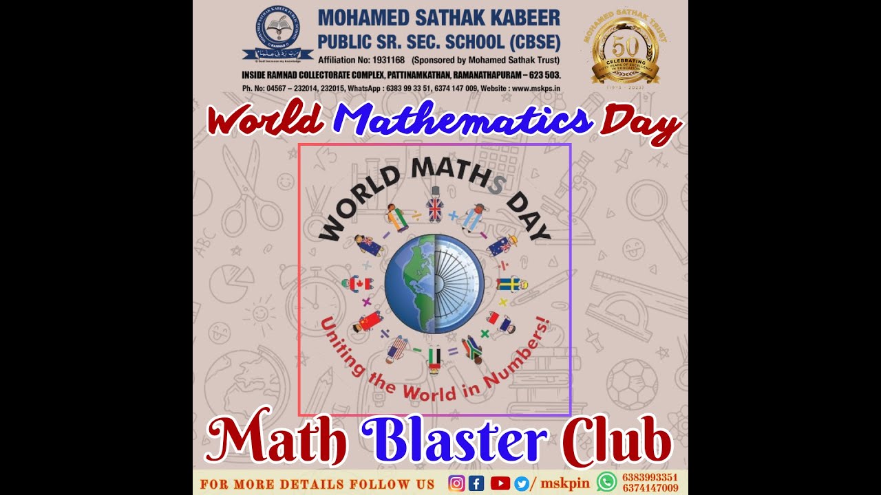 22ND DEC National Mathematics Day (NMD) by Government of India in 2012 ...