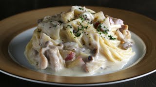 生クリームいらず！濃厚ミルクのクリームパスタ