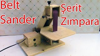 DIY!! Super Belt Sander in Sewing Machine Motor / Şerit Zımpara Makinesi