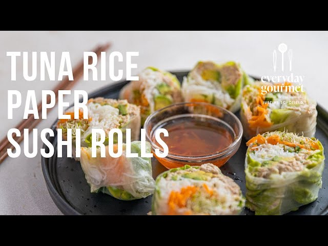 Rice Paper Sushi Recipe - Happy Foods Tube