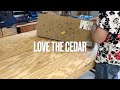 Cedar shoe rack unbox and assembly