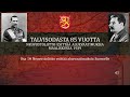 Talvisodasta 85 vuotta osa 1 neuvostoliitto esitt aluevaatimuksia suomelle maaliskuussa 1939