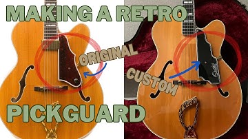 Making A Pickguard For Guild Artist Award: How To Make A Pickguard Using CAD & CNC From A Picture!