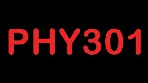 PHY301 Assignment Solution 1   Fall 2017