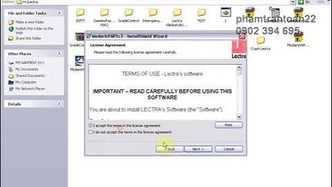 Hướng dẫn cái đặt phần mềm modaris