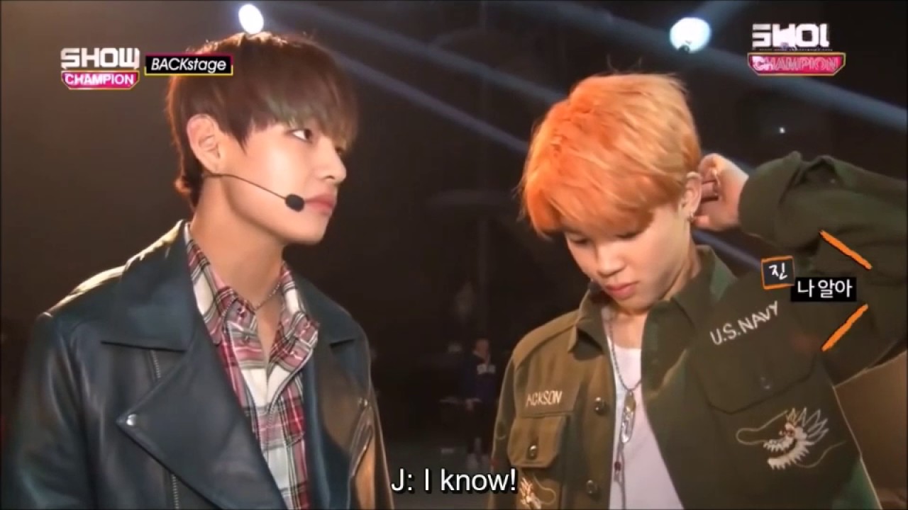 [ENG SUB] 151212 BTS Show champion backstage - YouTube