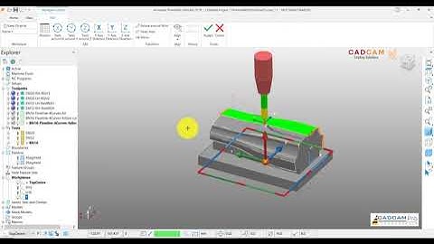 PowerMill 2019 Tutorial #54 | 5 Axis Flowline with drive curves