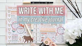 Journal With Me! Filling out my Happy Planner Creative Journal - Journaling Tips & Tricks - Feb 2024