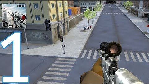 Sniper 3D : gun shooting game Gameplay Walkthrough Part 1 - Region 1 (iOS, Android) no commentary