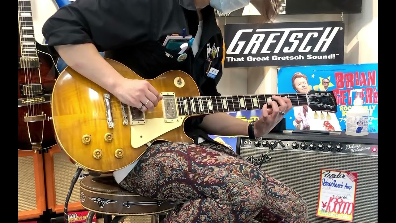 Gibson Custom Shop Historic Select 1958 Les Paul Reissue VOS Green Lemon '2015 USED Clean Tone Check