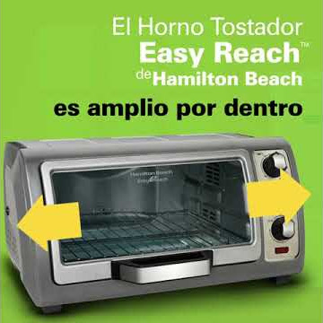 Hamilton Beach (31126) Toaster Oven, Convection Oven, Easy Reach,Silver