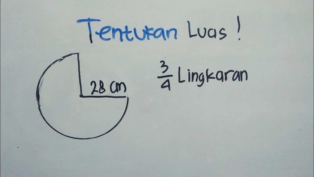 Cara Menghitung Luas / Lingkaran  Matematika SD