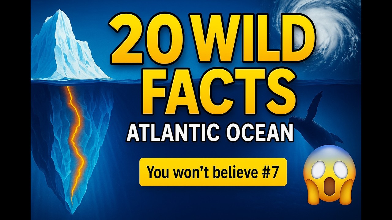 20 Wild Facts About the Atlantic Ocean 🌊 (Craziest Tides, Hidden Ridge ...