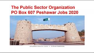 60,000?month Salary, Public Sector Organisation PO Box 607 Peshawar Jobs 2020