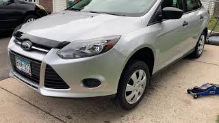 Tuneup on a 2012-2018 Ford Focus
