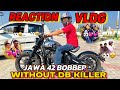 Jawa 42 bobber public reaction without db killer cutegirlrection publicreaction  motovlog