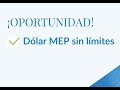 Dolar MEP/Bolsa   https://youtu.be/aGjaqx3klH4