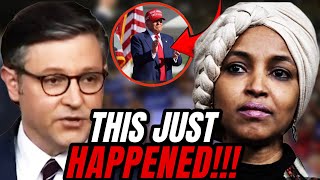 🚨BREAKING! Mike Johnson ENDS Ilhan Omar Over Outbreak Of Protests Across America