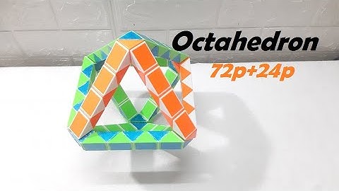 COMBINATION OF 2 SNAKE CUBE (72p+24p) - Octahedron