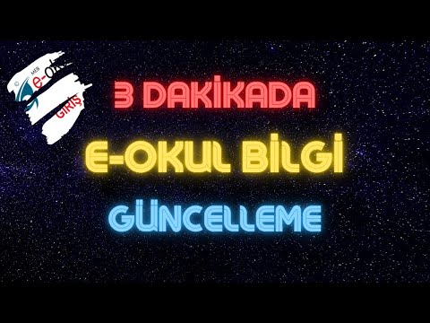 E-Okul Öğrenci Bilgileri Güncelleme (2020-2021)