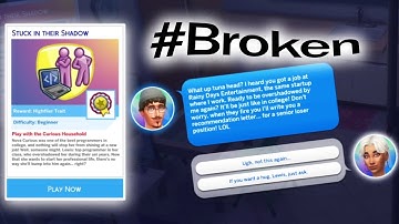 Stuck in their Shadows: The BROKEN Scenario for Sims 4