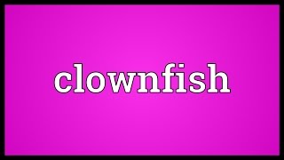 Clownfish Meaning