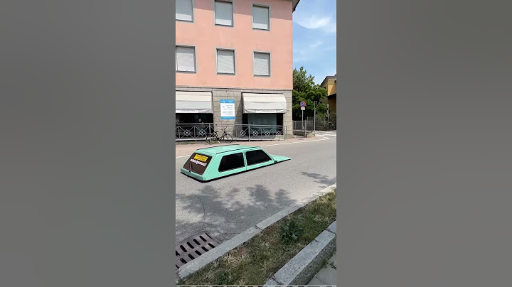 L'AUTO PIU' BASSA DEL MONDO.