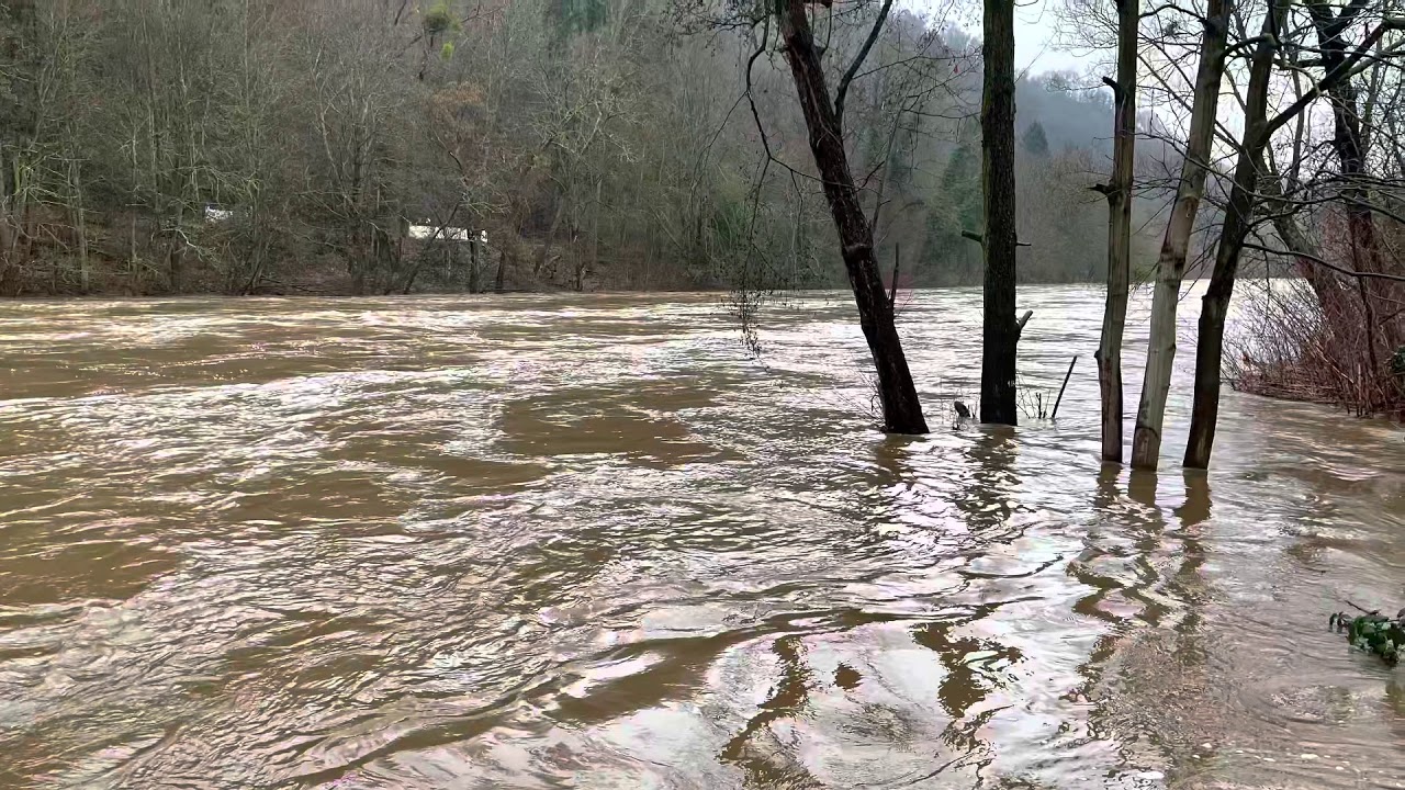Hochwasser der Nahe Bad Kreuznach 7.2.2021 - YouTube