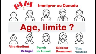 Age Limite Pour Immigrer Au Canada Visa Etude Visa Visiteur Resident Permanent Permis De Travail Youtube