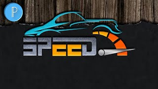 Mockup SPEED CAR Logo Design #77 | On PixelLab Android - Tutorial 🔹 Qai.HH screenshot 2