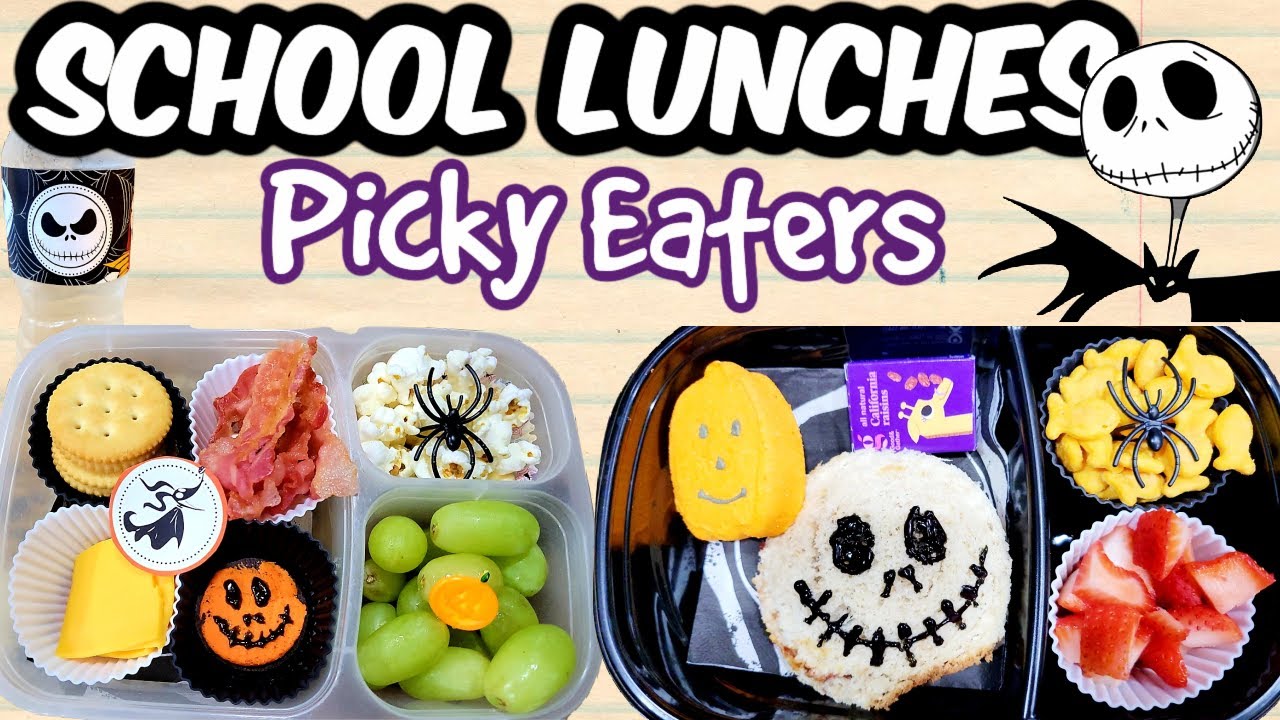 BACK TO SCHOOL LUNCHES PICKY EATERS | HALLOWEEN LUNCHES | NICOLE