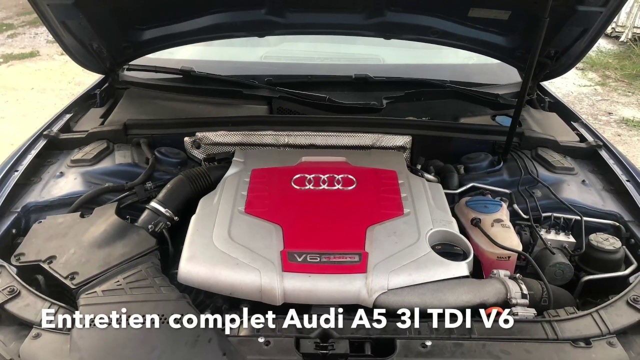 TUTO entretien complet Audi A5 3l V6