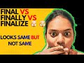 Stop using wrong way -Final,Finally,Finalize