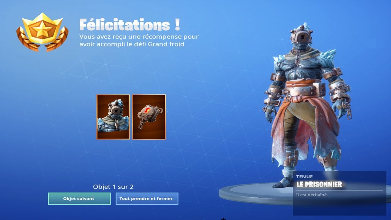 ON DEBLOQUE LE NOUVEAU SKIN DU PRISONNIER sur FORTNITE BATTLE ROYALE ! -  YouTube