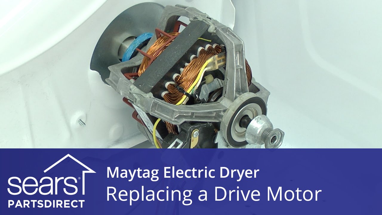How To Replace A Maytag Electric Dryer Drive Motor Youtube