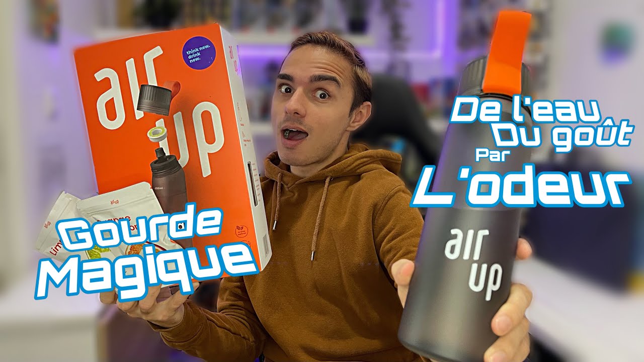 On a testé la gourde «Air Up»: le goût par l'odeur, l'eau vraiment  réinventée?