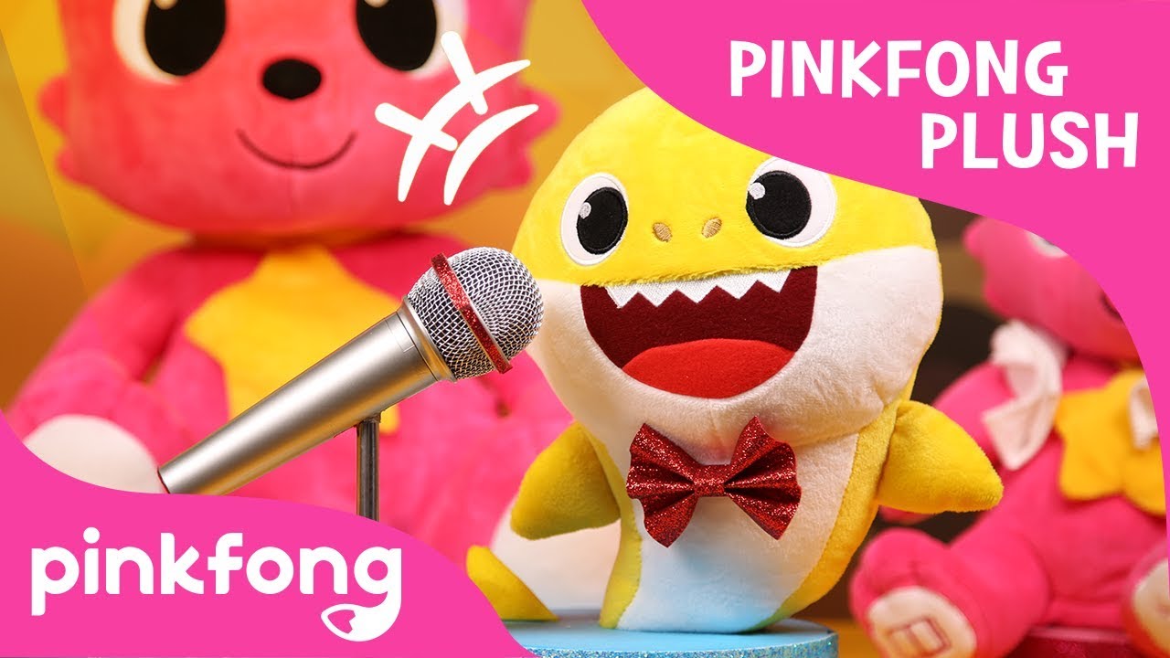 pinkfong plush doll