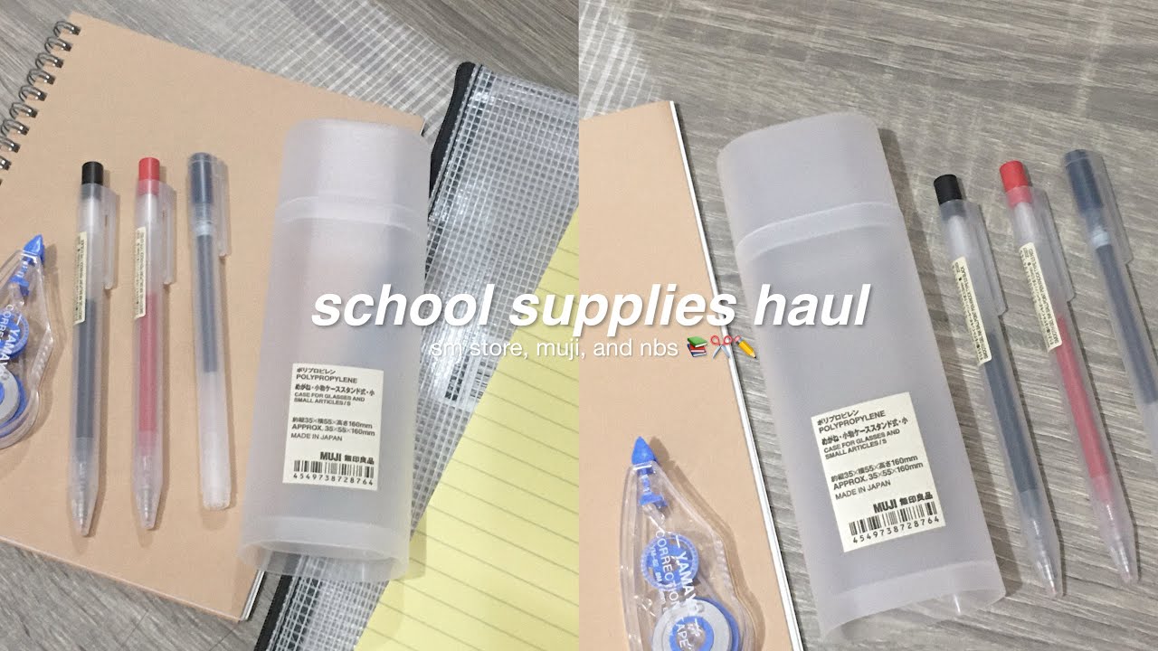 back to school stationary haul !! school supplies haul college