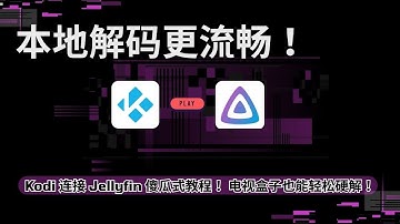 告别 Jellyfin 播放难题！Kodi 一键连接，低配也能流畅看 4K！NAS 影音升级！Kodi 本地解码 Jellyfin，让你的观影体验起飞