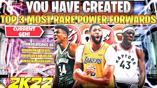 THE TOP 3 BEST RARE POWER FORWARD BUILDS on NBA 2K22 CURRENT GEN (CONTACT DUNKS+PRO DRIBBLE MOVES)