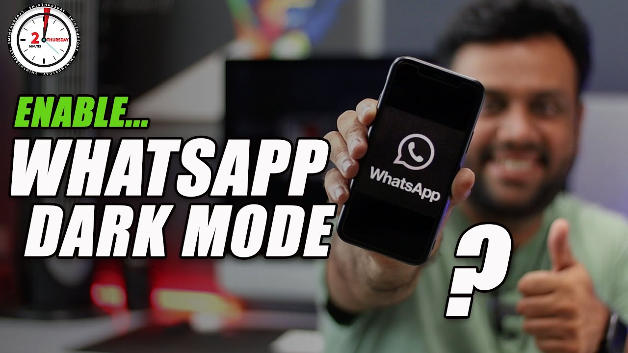 How to enable WhatsApp Dark mode on iPhone Whatsapp Dark mode on iOS