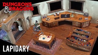 I made a miniature Gem Cutters Workshop (Dungeons & Dragons)